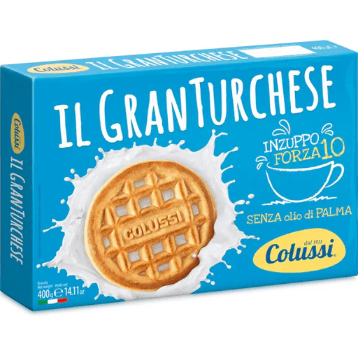 COLUSSI Gran Turchese Cookies - 400g (14.11oz)