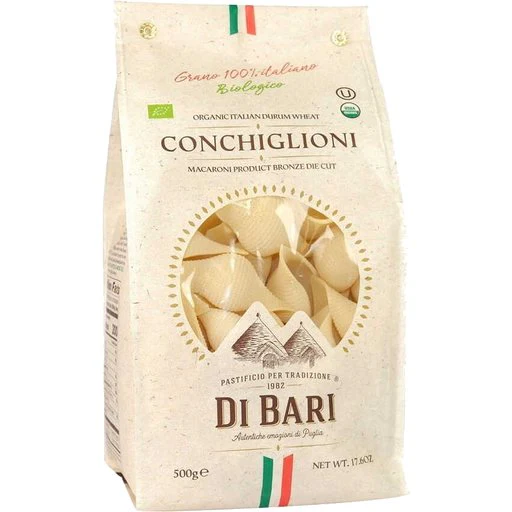 DI BARI Jumbo Shells Pasta - 500g (1.1lb)