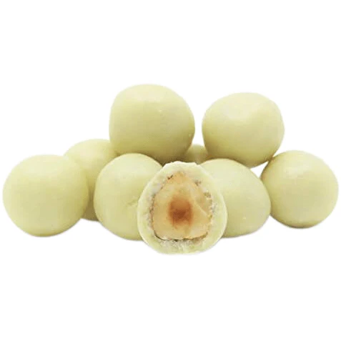 DI IORIO Hazelnuts White Chocolate Coated - 100g (3.53oz) - Image 2