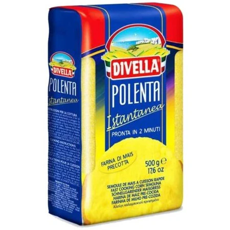 DIVELLA Instant Polenta - 500g (17.6oz)