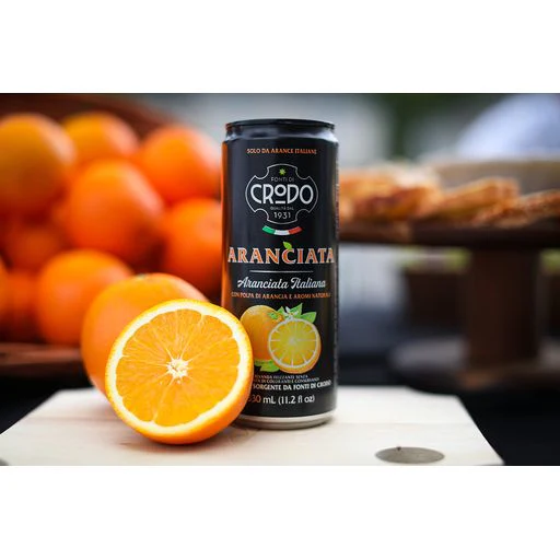 FONTI DI CRODO (Aranciata) Italian Sparkling Orangeade - 330ml (11.2fl. oz) - Image 2