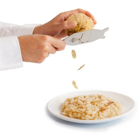 Fresh White Truffles with Stainless Steel Truffle Slicer (Tuber Magnatum Pico) - Image 3