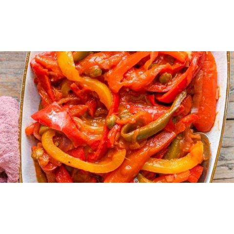 LA CERIGNOLA Seasoned Pepper Strips - 580g (19.40oz) - Image 2
