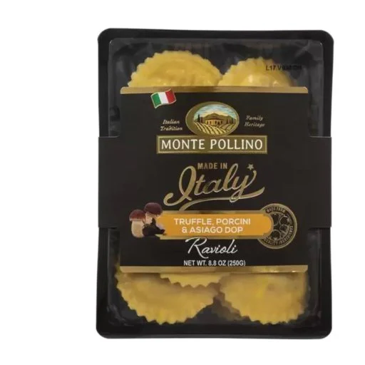 MONTE POLLINO Truffle, Porcini & Asiago DOP Ravioli - 250g (8.8oz)