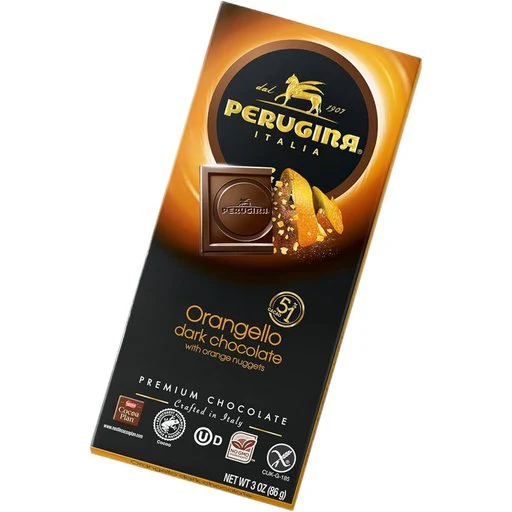 PERUGINA Dark Chocolate Orangello Bar - 86g (3oz)