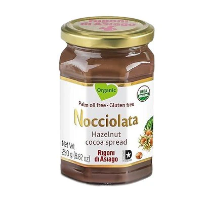 RIGONI Nocciolata Organic Hazelnut Cocoa Spread - 250g (8.82oz)