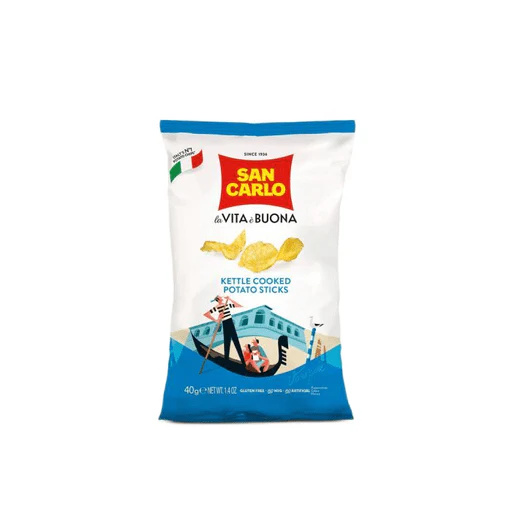 SAN CARLO Kettle Potato Chips - 40g (1.4oz)