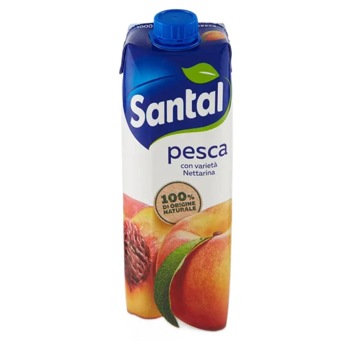 SANTAL Peach Juice - 1lt (33.80fl. oz)